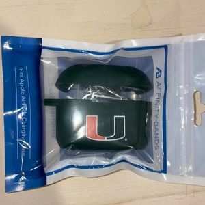 university of miami airpods 2 case